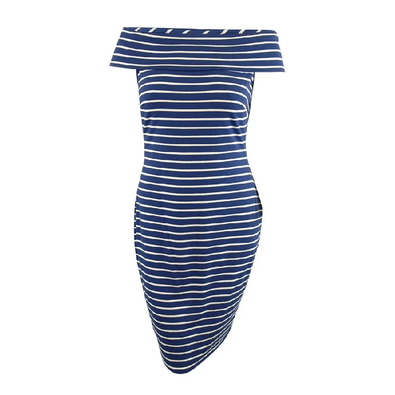 Deal Dash elegant maxi dressLauren Ralph Lauren Women's Striped Off-Shoulder Jersey Dress (14, Blue/Cream) Deal Dash elegant maxi dressLauren Ralph Lauren Women's Striped Off-Shoulder Jersey Dress (14, Blue/Cream)