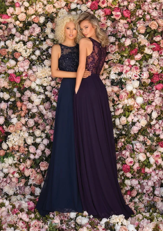 Stock Up and Save long-sleeve floral dressClarisse 8025 Dress