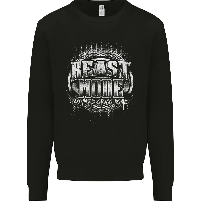Discount Mania cool activewear hoodieBeast Mode Go Hard Gym Training Top MMA Mens Sweatshirt Jumper Discount Mania cool activewear hoodieBeast Mode Go Hard Gym Training Top MMA Mens Sweatshirt Jumper