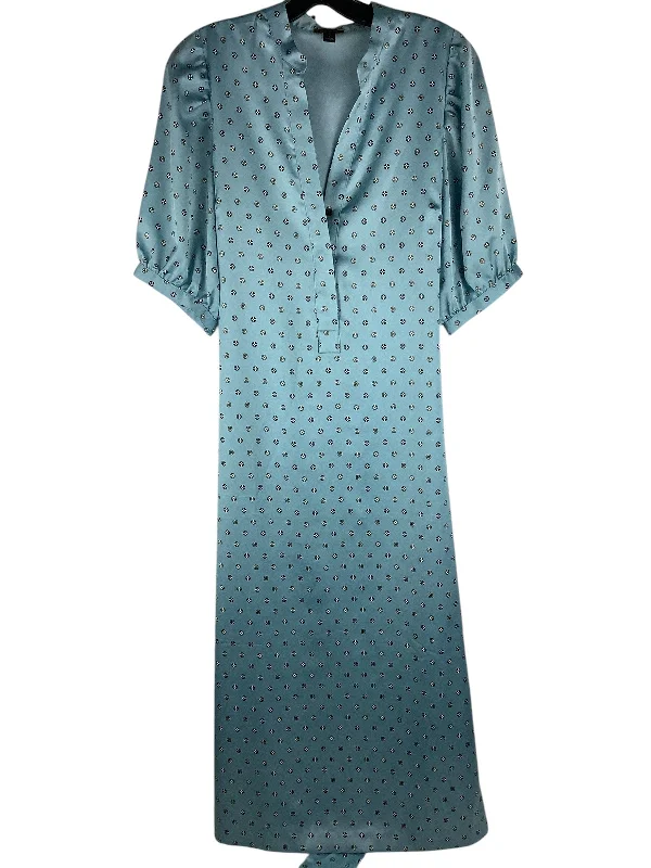 Online Only elegant maxi dressDress Party Midi By Ann Taylor In Blue, Size: M