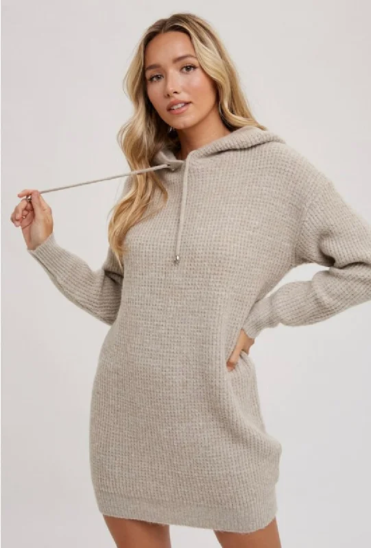 Massive Deals structured dressChunky Waffle Knit Dress