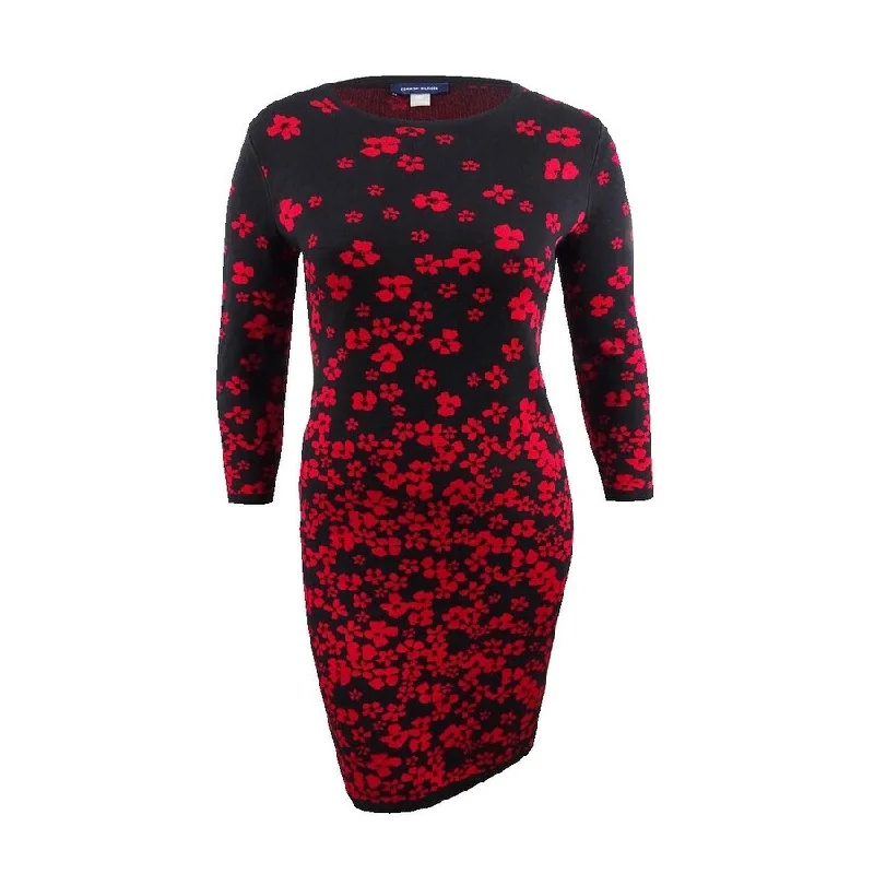 The Best Prices printed dressTommy Hilfiger Women's Floral Sweater Dress