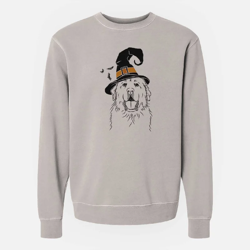 Deep Discounts athletic style hoodieWitch Zeus the Great Pyrenees - Unisex Pigment Dyed Crew Sweatshirt Deep Discounts athletic style hoodieWitch Zeus the Great Pyrenees - Unisex Pigment Dyed Crew Sweatshirt