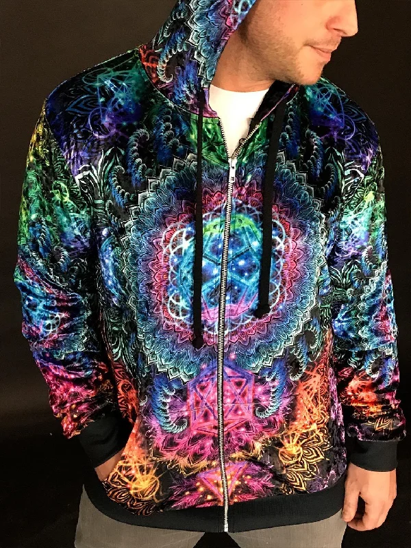 Markdowns Platonic Mandala V2 Zip Hoodie