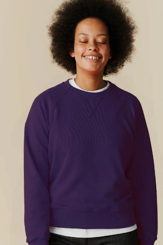 Buy More, Save More Women's Raglan Sweatshirt - Purple