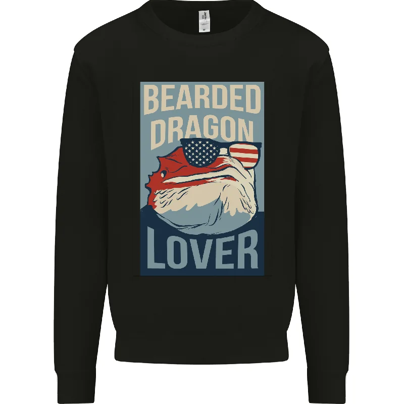 YEAR-End Clearance premium athletic sweatshirtBearded Dragon Lover USA America Mens Sweatshirt Jumper YEAR-End Clearance premium athletic sweatshirtBearded Dragon Lover USA America Mens Sweatshirt Jumper