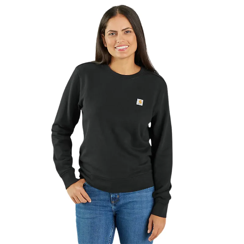 Steals and Deals Carhartt Women's Tencel Fiber Series Relaxed Fit French Terry Crewneck Sweatshirt - Black Steals and Deals Carhartt Women's Tencel Fiber Series Relaxed Fit French Terry Crewneck Sweatshirt - Black