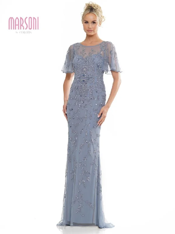 Incredible Offers wrap dressMARSONI BY COLORS MV1281 DRESS