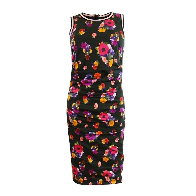Sale Event casual shift dressNicole Miller Women's Ruched Jacquard Sheath Dress (8, Black Multi) Sale Event casual shift dressNicole Miller Women's Ruched Jacquard Sheath Dress (8, Black Multi)