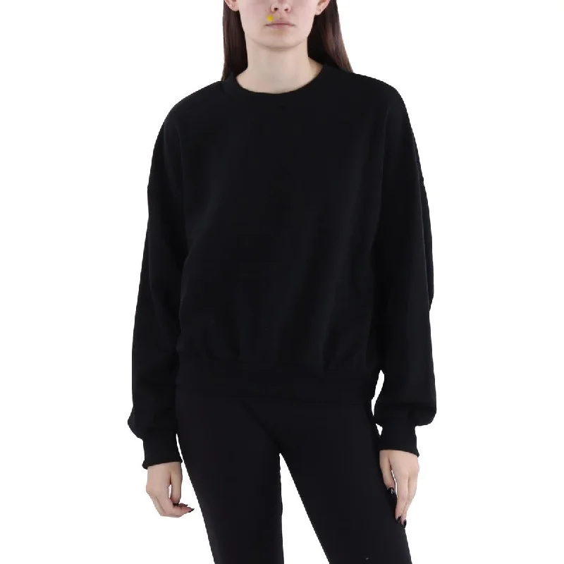 Deep Discounts Michael Stars Womens Max Plush Terry Crewneck Sweatshirt