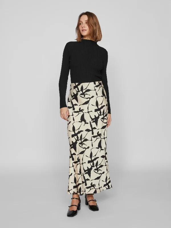 Discount Deals high-waisted dressASTRID MIDI SKIRT (BIRCH/BLACK)