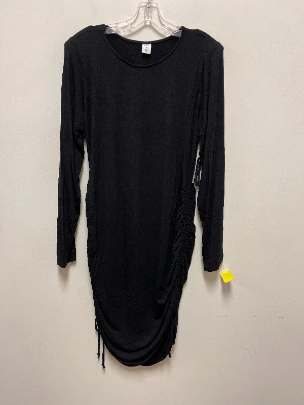 Online Only trendy mini dressDress Casual Short By Melrose And Market In Black, Size: 2x