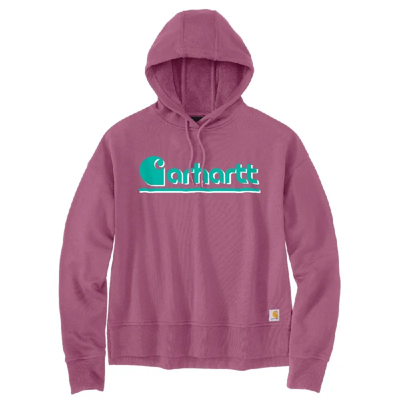 Early Access 'Carhartt' Women's Graphic Hooded Sweatshirt - Woodrose