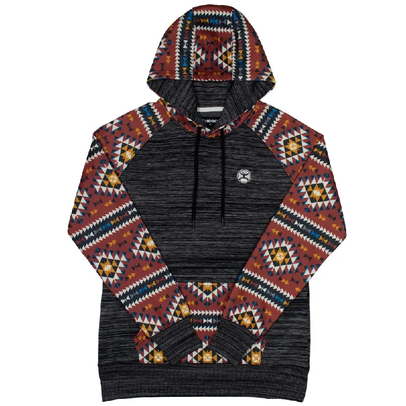 Year-End Clearance 'Hooey' Women's "Summit" Hoody - Charcoal / Red