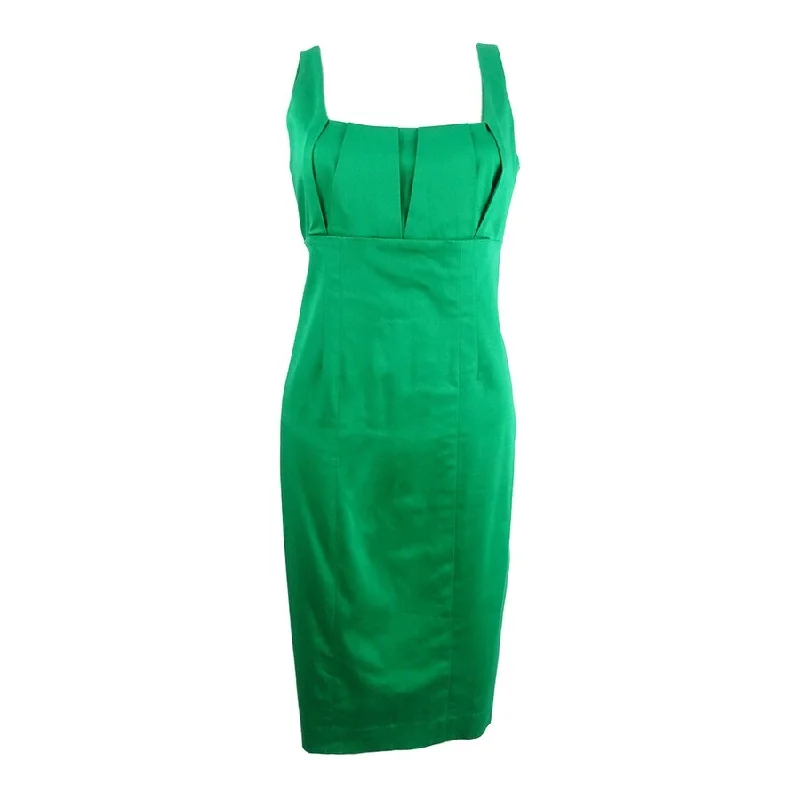 Exclusive Savings summer dressCalvin Klein Women's Sleeveless Pleated Front Dress (4, Green) Exclusive Savings summer dressCalvin Klein Women's Sleeveless Pleated Front Dress (4, Green)