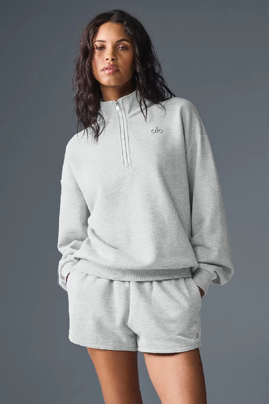 Price Smash Accolade 1/4 Zip Pullover - Athletic Heather Grey