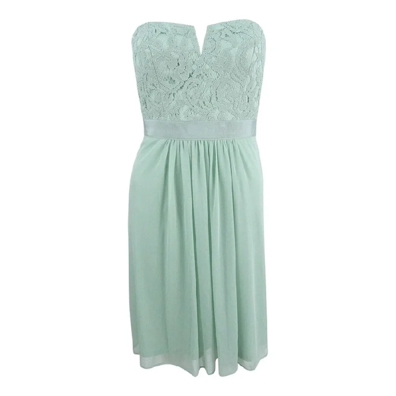 Blowout Sale chic shift dressAdrianna Papell Women's Strapless Lace Dress