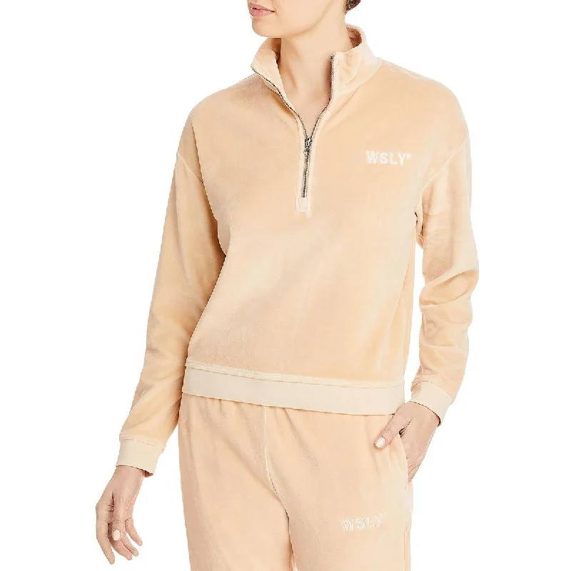 Bargain Prices WSLY Womens Eco Plush Velour Comfy Sweatshirt