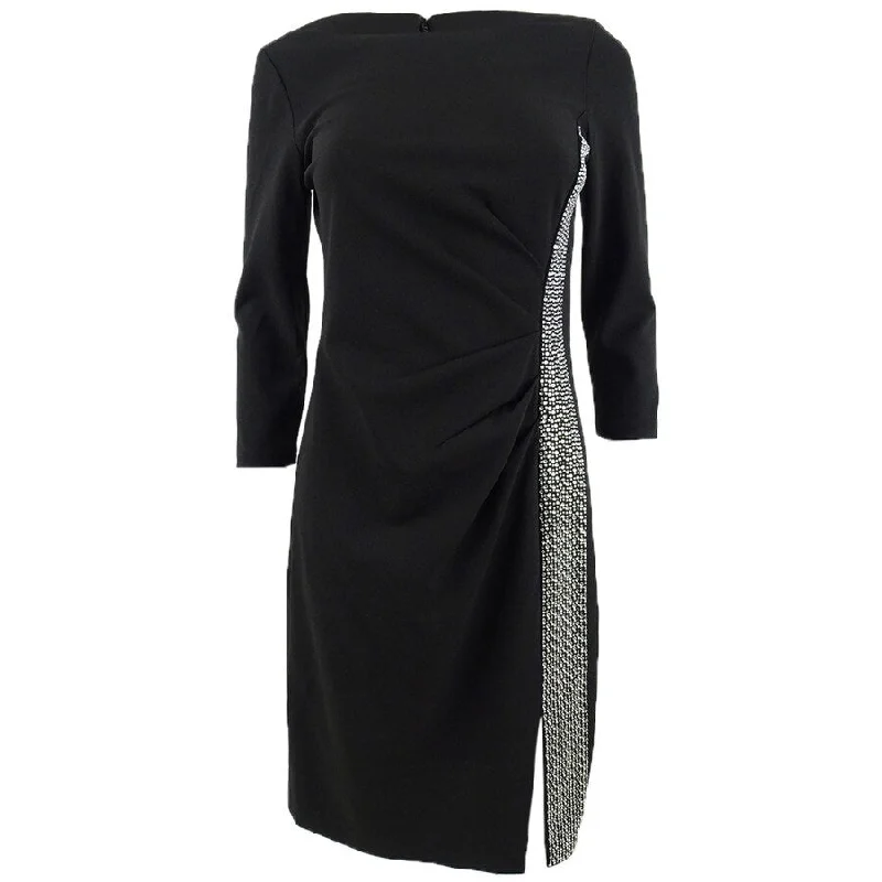 Bargain Blast denim dressCalvin Klein Women's Embellished Sheath Dress