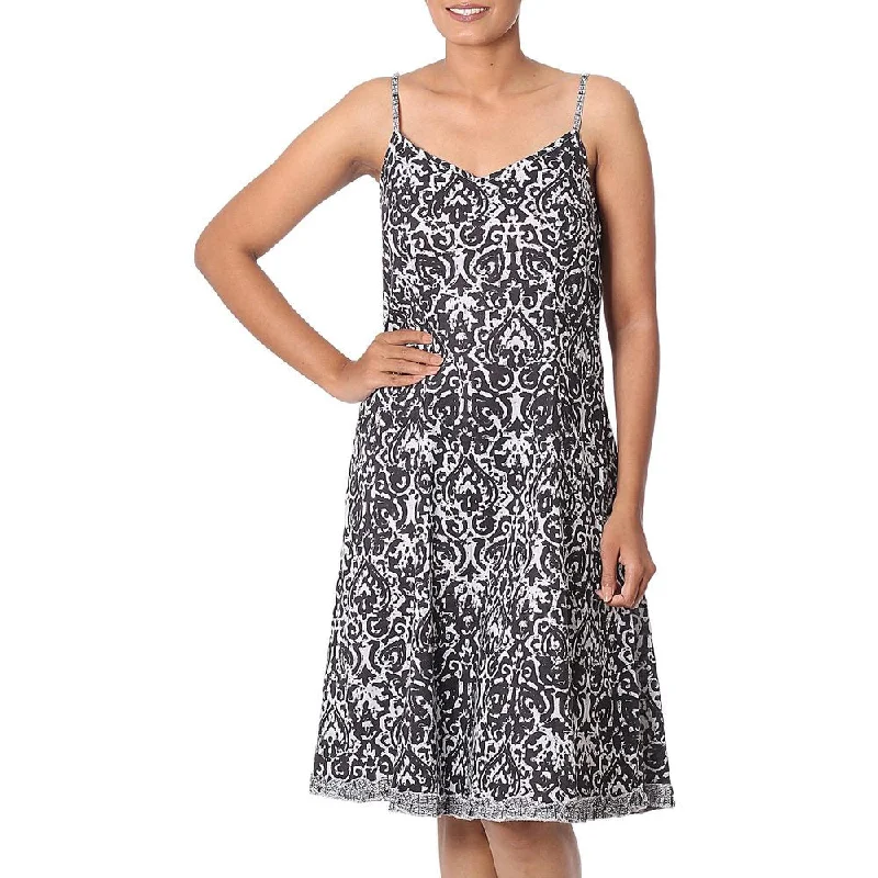 Online Exclusive mini dressHandmade Cotton 'Black Impressions' Sundress (India)