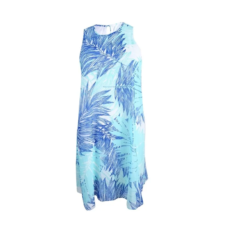Act Now vintage-inspired dressCalvin Klein Women's Floral-Print Trapeze Dress
