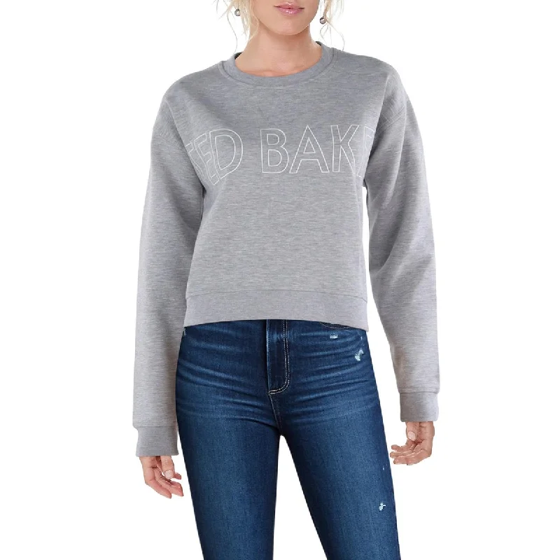Price Drop Ted Baker Womens Logo Workout Sweatshirt