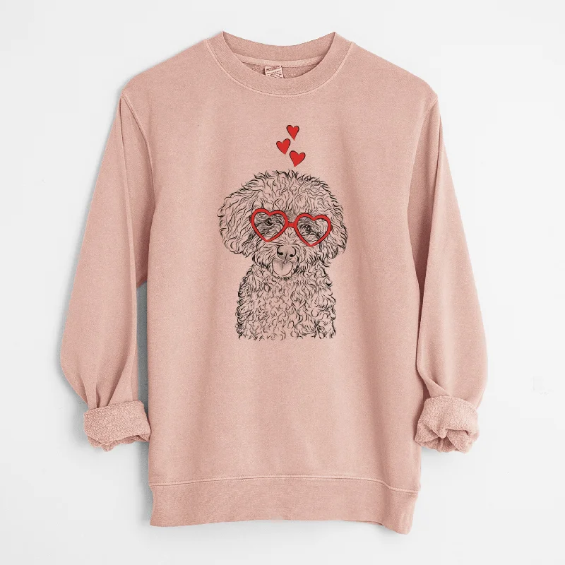 Price Smash loose fit sports sweatshirtValentine Satsu the Micro Teacup Poodle - Unisex Pigment Dyed Crew Sweatshirt Price Smash loose fit sports sweatshirtValentine Satsu the Micro Teacup Poodle - Unisex Pigment Dyed Crew Sweatshirt