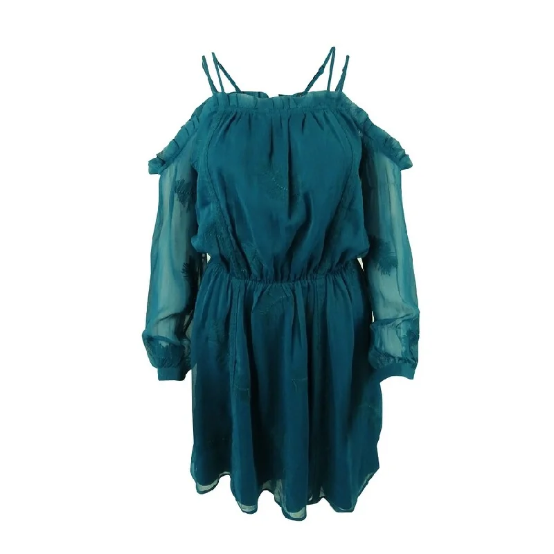 Mega Sale A-line dressAdelyn Rae Women's Cold-shoulder Woven Sheath Dress