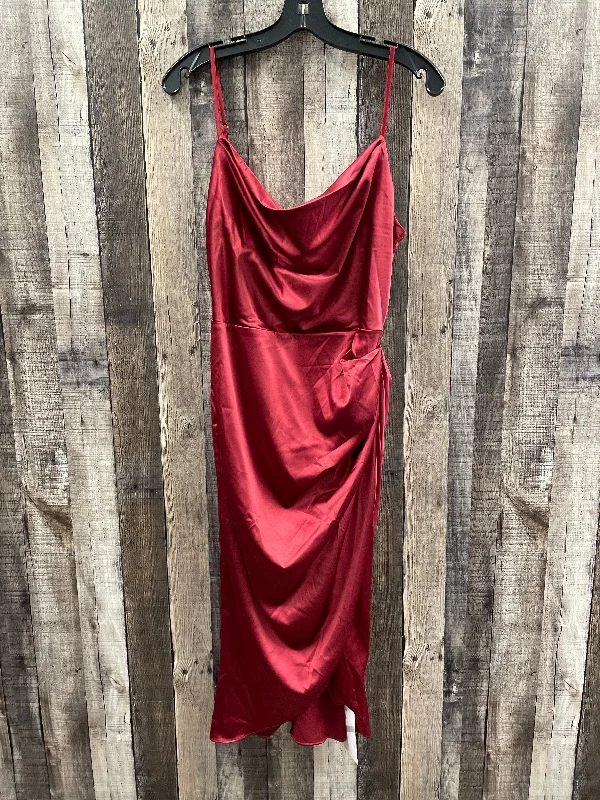 Limited Edition lace dressDress Party Midi By Cme In Red, Size: L