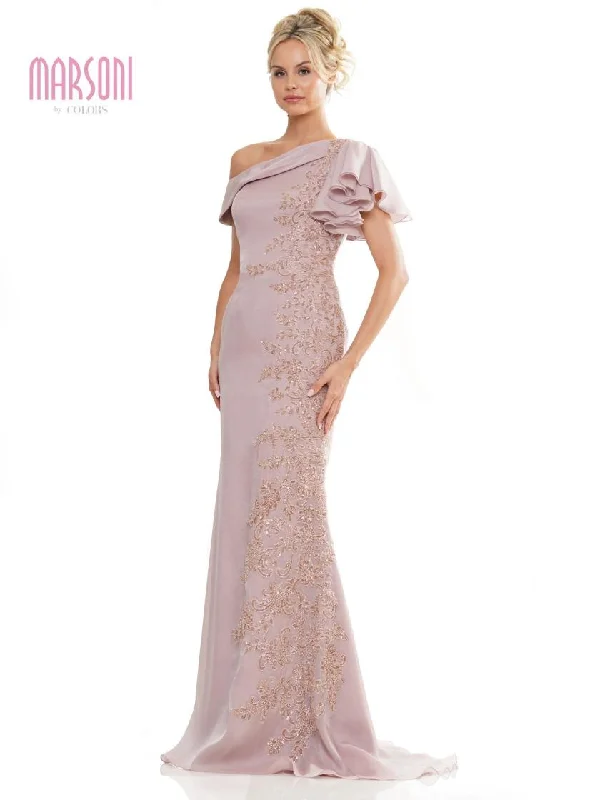 Discount Deals long sleeve dressMARSONI BY COLORS MV1272 DRESS