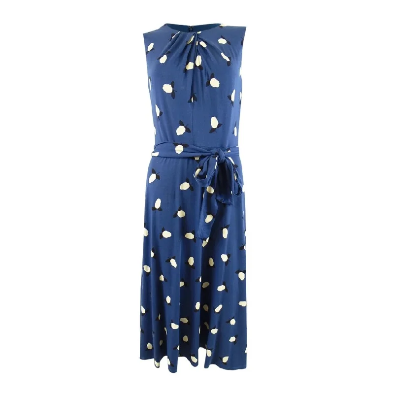 Epic Deals lace-up dressLauren Ralph Lauren Women's Floral Sleeveless Jersey Dress (2, Blue/Cream) Epic Deals lace-up dressLauren Ralph Lauren Women's Floral Sleeveless Jersey Dress (2, Blue/Cream)