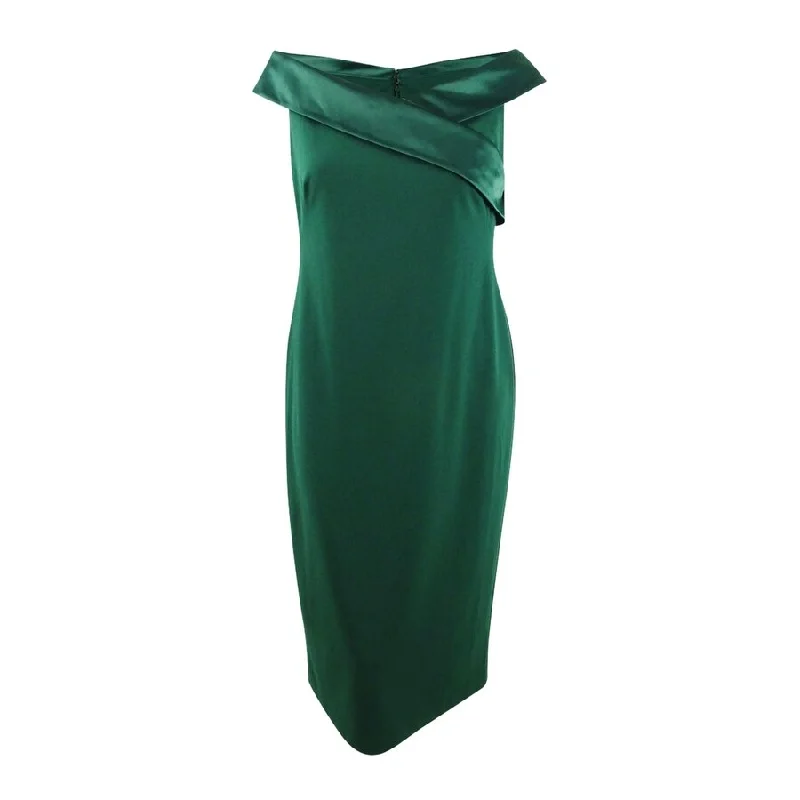 Closeout lace-up dressLauren Ralph Lauren Women's Satin-Collar Cocktail Dress (4, Dark Fern) Closeout lace-up dressLauren Ralph Lauren Women's Satin-Collar Cocktail Dress (4, Dark Fern)