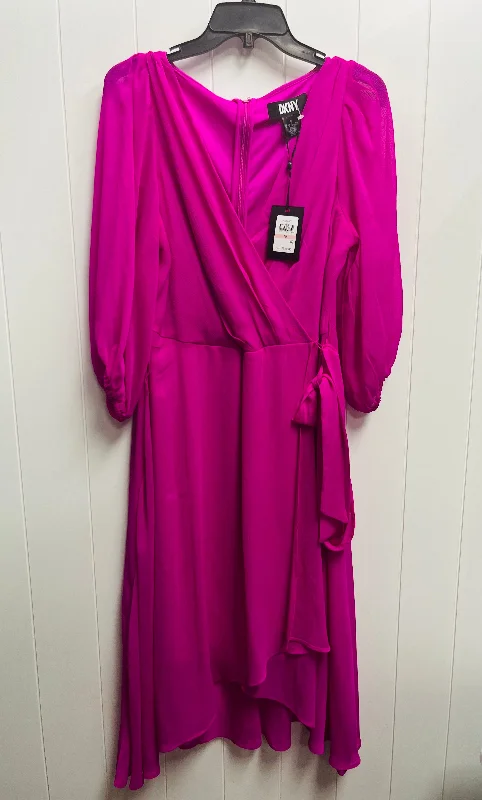Exclusive Offers flowy dressDress Party Midi By Dkny In Pink, Size: M
