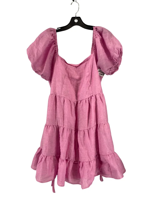 Lowest Prices satin midi dressDress Casual Short By Cece In Pink, Size: L