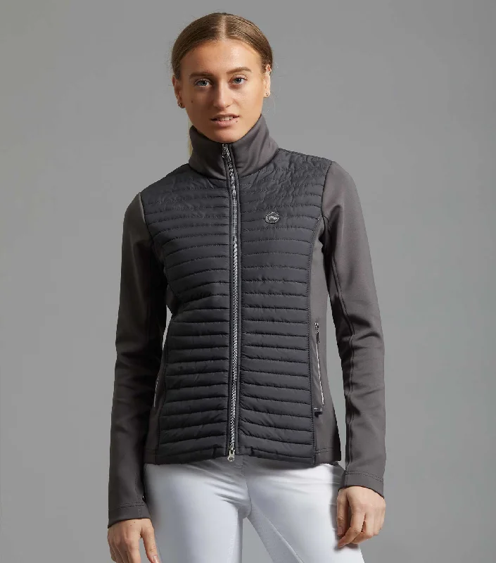 Clearance Items Elena Ladies Hybrid Technical Riding Jacket Anthracite Grey