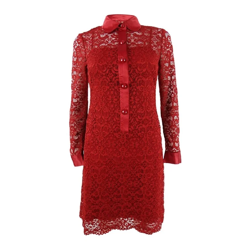 Last Chance minimalistic dressAnne Klein Women's Cuffed 2PC Sheath Dress (0, Titian Red)