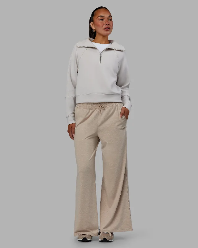 Great Deals Elevate SoftTouch 1/2 Zip Sweater - Clay-Clay