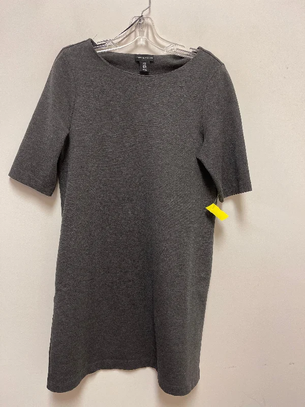 Weekend Deal off-shoulder dressDress Casual Short By Adrienne Vittadini In Grey, Size: L Weekend Deal off-shoulder dressDress Casual Short By Adrienne Vittadini In Grey, Size: L