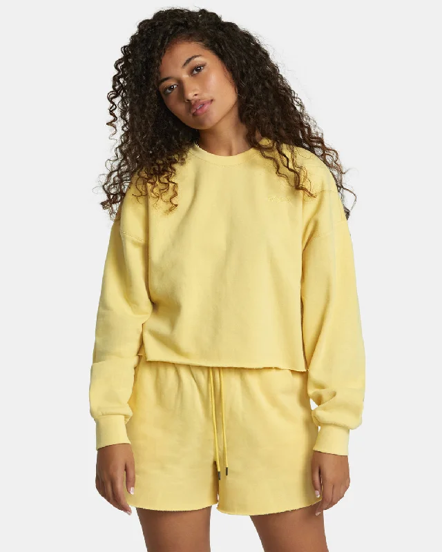 Best Bargains Sunday Test Drive Peached Sweatshirt - Golden