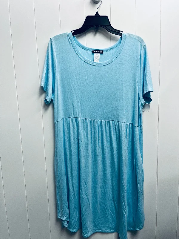Deal Mania luxury dressDress Casual Short By Heimish Usa In Blue, Size: Xl