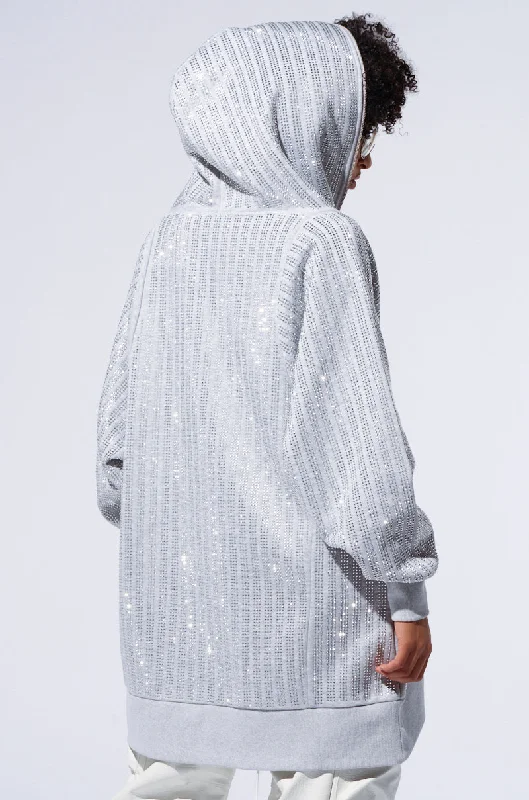Major Savings TRES CHIC PASSPORT OVERSIZE ZIP UP JACKET