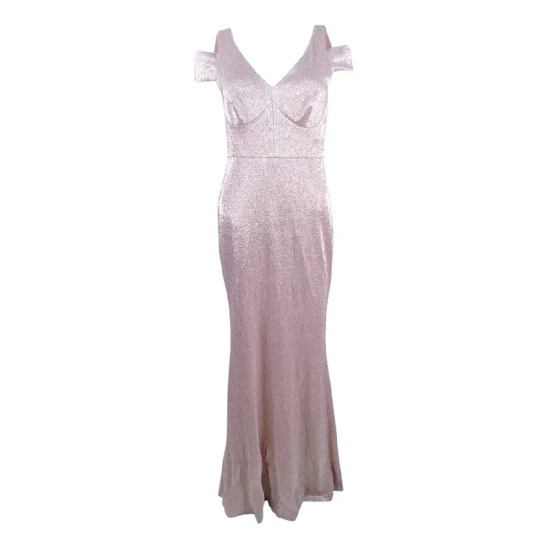 Clearance Event v-neck dressCalvin Klein Women's Off-The-Shoulder Metallic Gown (6, Petal/Gold) Clearance Event v-neck dressCalvin Klein Women's Off-The-Shoulder Metallic Gown (6, Petal/Gold)