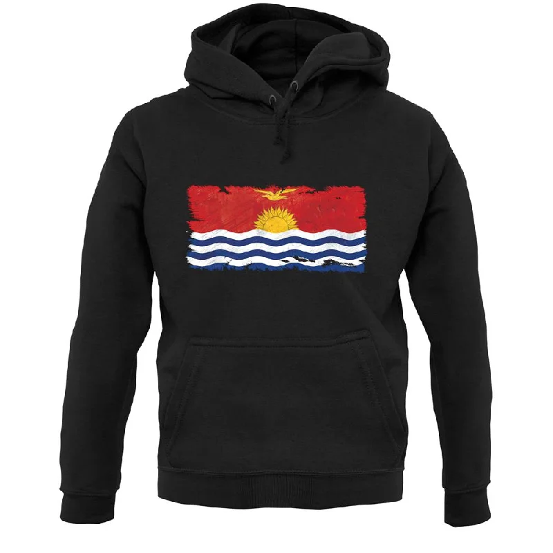 Amazing Deals cool graphic hoodieKiribati Grunge Style Flag Unisex Hoodie