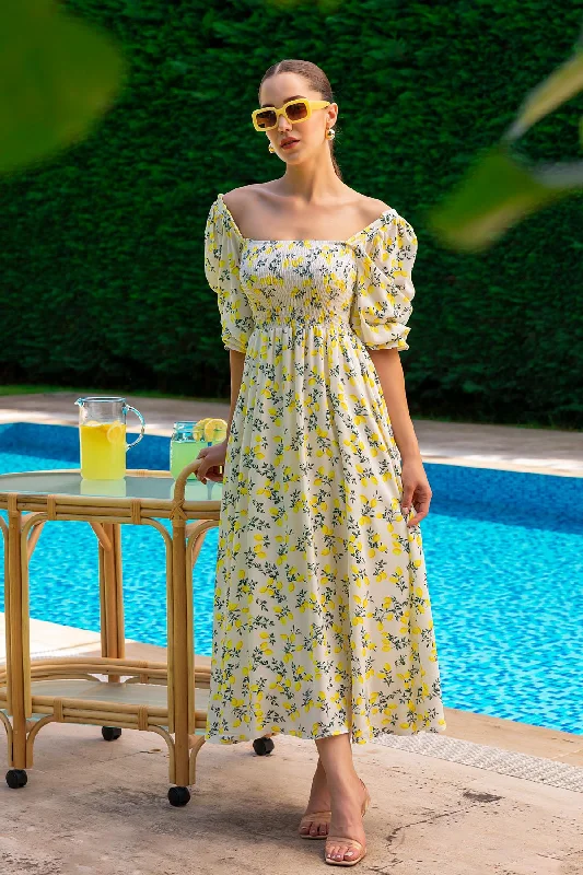 Savings Bonanza mini dressWomen Floral Fit and Flare Maxi Dress