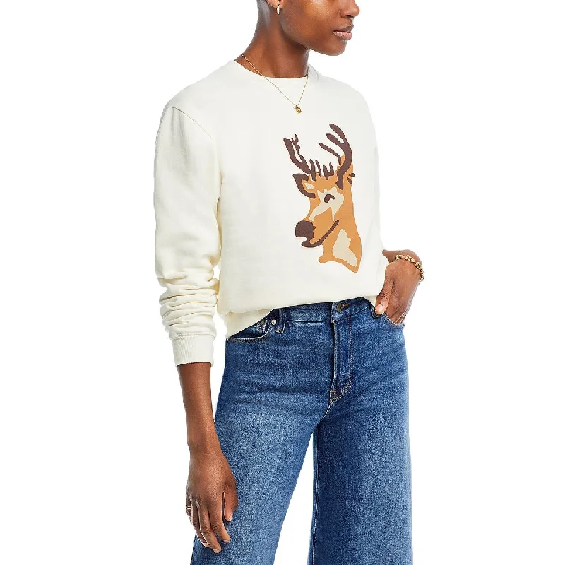Bargain Bin Kule Womens Organic Cotton Graphic Sweatshirt