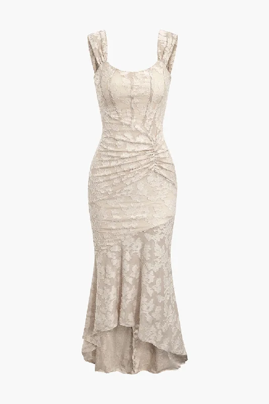Daily Specials cocktail party dressA&A Off Shoulder Lace Ruffle Maxi Dress