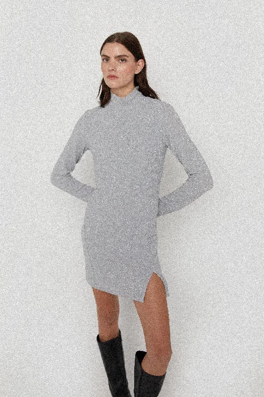 Closeout trendy mini dressSPARKLY MOCKNECK MINI DRESS