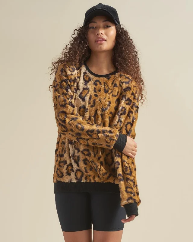 Limited Edition Cheetah ULTRA SOFT Faux Fur Sweater | Women's