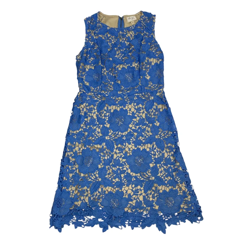 Deep Discounts form-fitting dressDress Work By Beige In Blue, Size: 8
