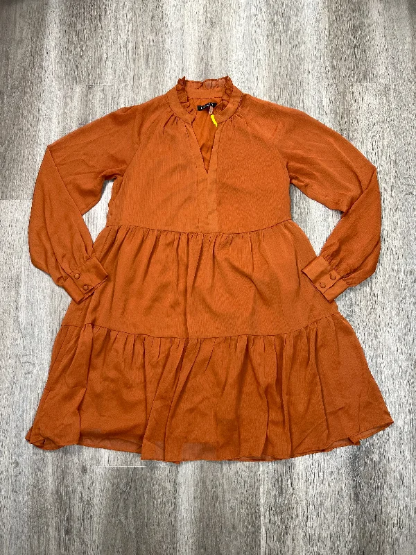 Lowest Prices v-neck dressDress Casual Short By 1.state In Orange, Size: S